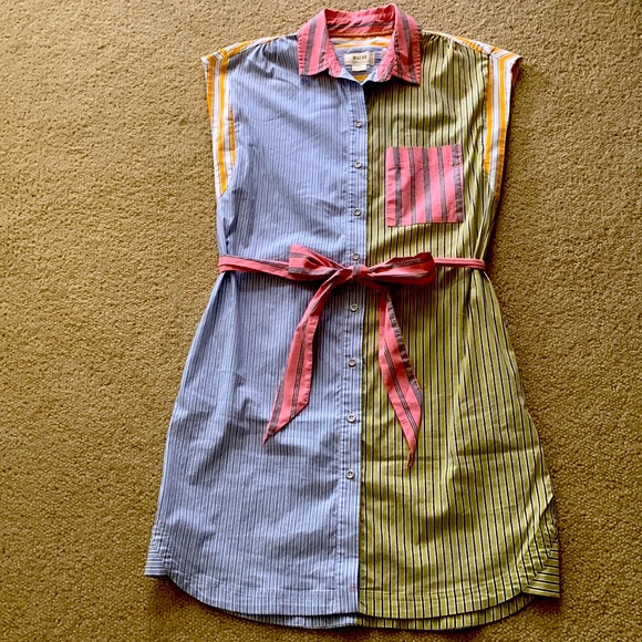 Mauve Dresses & Skirts - Anthropologie Maeve Shirt Dress— Looks Great Over Jeans too- 2 Side Pockets